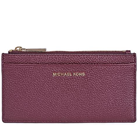 michael kors 32s8gf6d7l-187 large leather card case soft|Michael Kors Large Leather Card Case.